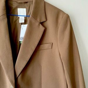 H&M oversized tan blazer
